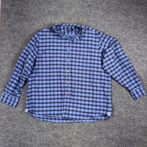 Cremieux Classics Shirt Mens XXL Plaid Flannel Long Sleeve Button Up‎ Casual
